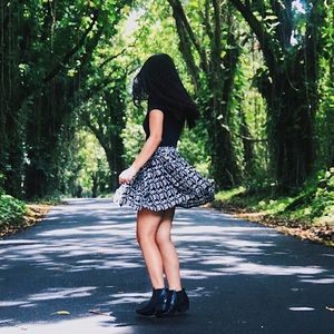 Brandy Melville printed skirt